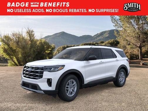 Star White Metallic Tri-Coat 2026 Ford Explorer Active w/200A Pkg