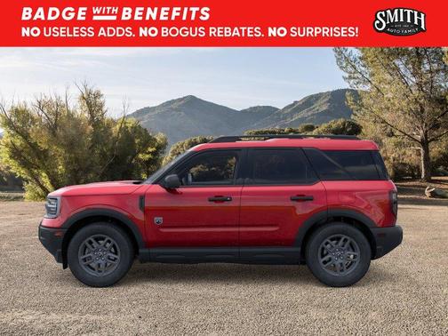 Ruby Red Metallic Tinted Clearcoat 2026 Ford Bronco Sport Big Bend