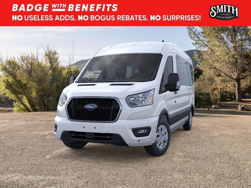 Oxford White 2025 Ford Transit-350 XLT