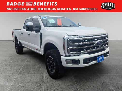 Star White Metallic Tri-Coat 2024 Ford F-250 Platinum