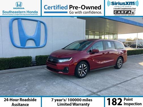 Radiant Red Metallic Ii 2025 Honda Odyssey Minivan