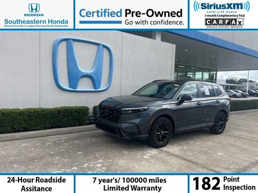 Meteorite Gray Metallic 2024 Honda CR-V Hybrid SUV