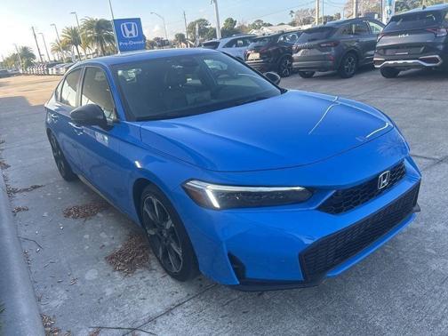 Boost Blue Pearl 2026 Honda Civic Hybrid