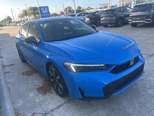 Boost Blue Pearl 2026 Honda Civic Hybrid