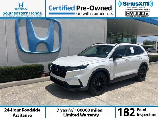 Platinum White Pearl 2024 Honda CR-V Hybrid