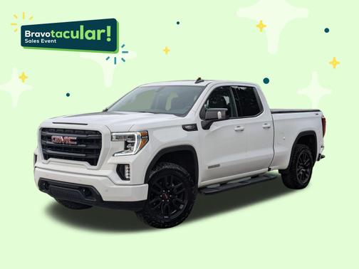 Summit White 2021 GMC Sierra 1500 Elevation