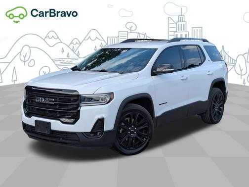 Summit White 2023 GMC Acadia SLT