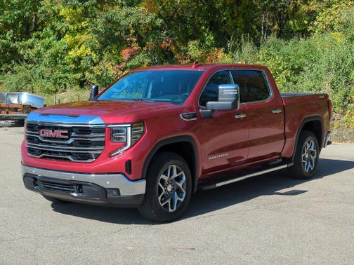 Volcanic Red Tintcoat 2025 GMC Sierra 1500 SLT