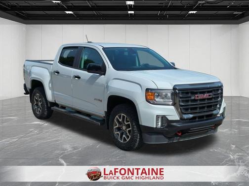 Summit White 2022 GMC Canyon AT4 - Leather