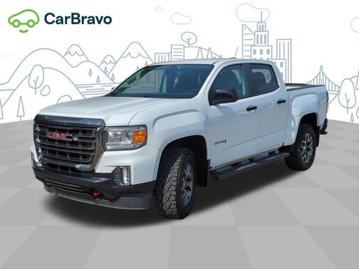 Summit White 2022 GMC Canyon AT4 - Leather