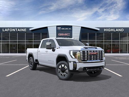 Glacier White Tricoat 2026 GMC Sierra 2500 Denali