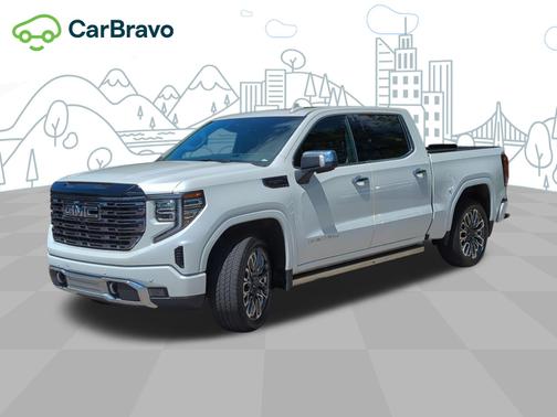 White Frost Tricoat 2025 GMC Sierra 1500 Denali Ultimate