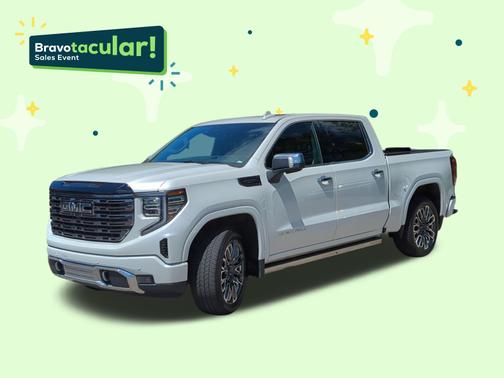 White Frost Tricoat 2025 GMC Sierra 1500 Denali Ultimate