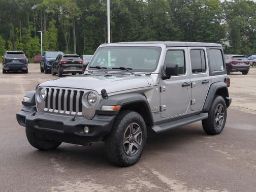 Billet Silver Metallic Clearcoat 2018 Jeep Wrangler Unlimited Sport S 4x4