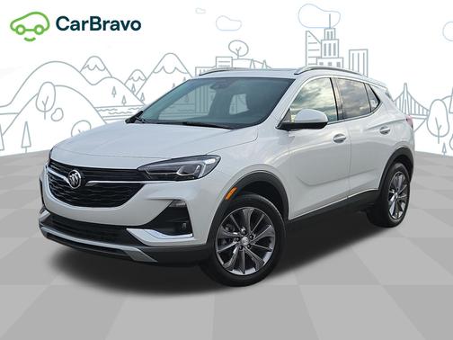 White Frost Tricoat 2023 Buick Encore GX Essence