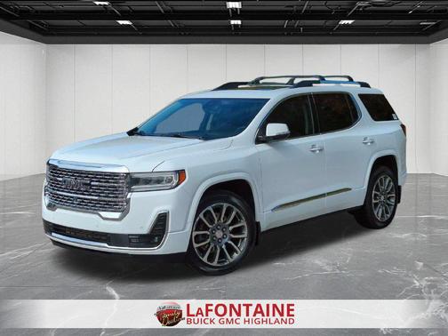 Summit White 2022 GMC Acadia Denali