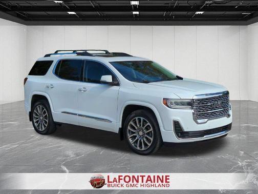 Summit White 2022 GMC Acadia Denali