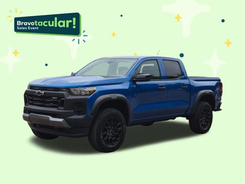 Glacier Blue Metallic 2023 Chevrolet Colorado Trail Boss