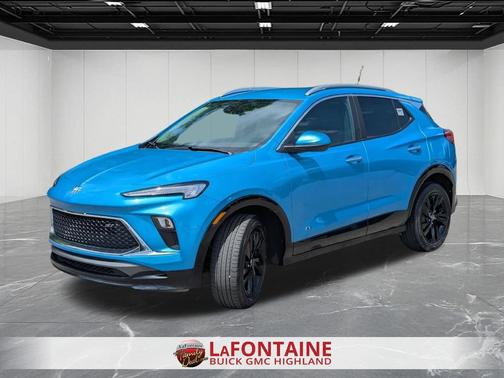 Aquamarine Blue Metallic 2025 Buick Encore GX Sport Touring