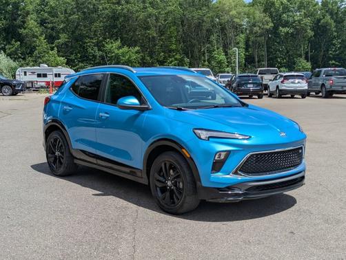 Aquamarine Blue Metallic 2025 Buick Encore GX Sport Touring