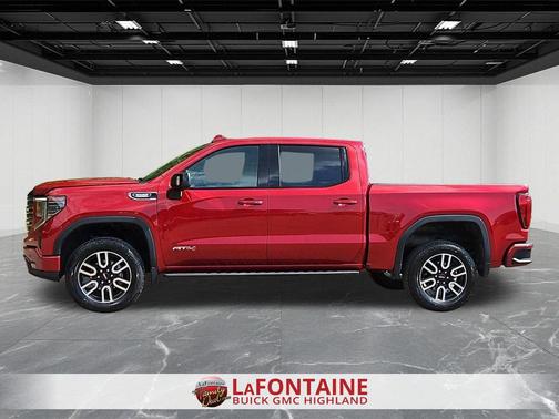 Volcanic Red Tintcoat 2025 GMC Sierra 1500 AT4