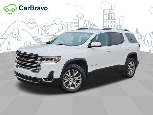 Summit White 2021 GMC Acadia SLT
