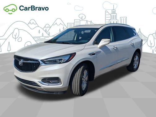 White Frost Tricoat 2020 Buick Enclave Premium