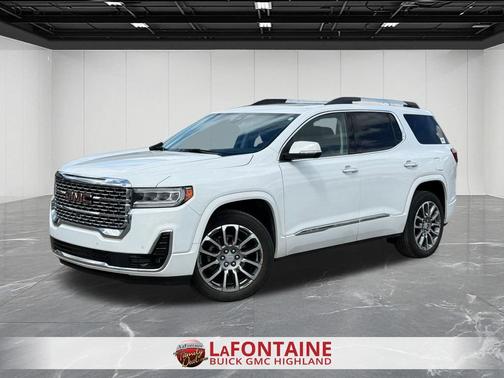 Summit White 2023 GMC Acadia Denali