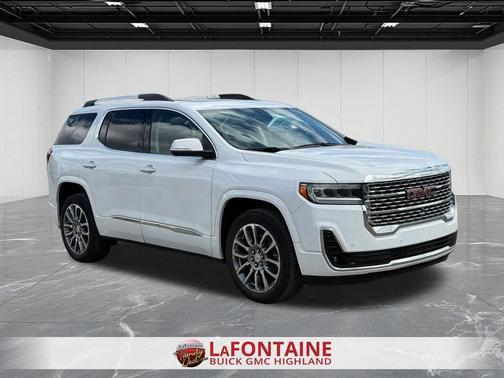 Summit White 2023 GMC Acadia Denali
