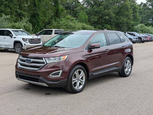 Burgundy Velvet Metallic Tinted Clearcoat 2018 Ford Edge Titanium