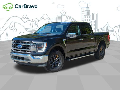 Agate Black Metallic 2021 Ford F-150 LARIAT