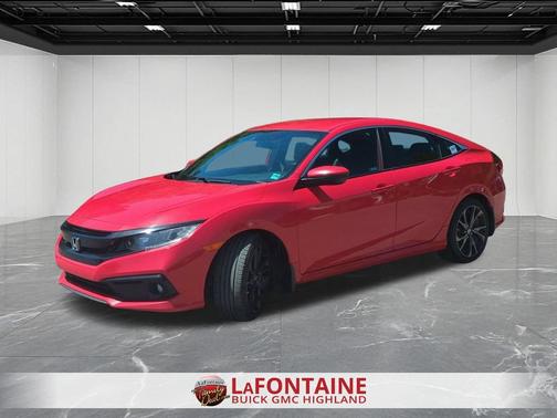 Rallye Red 2020 Honda Civic Sport