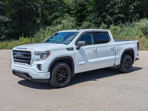 Summit White 2021 GMC Sierra 1500 Elevation