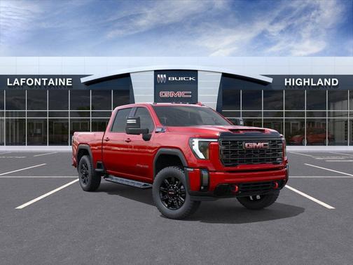 Volcanic Red Tintcoat 2026 GMC Sierra 2500 AT4