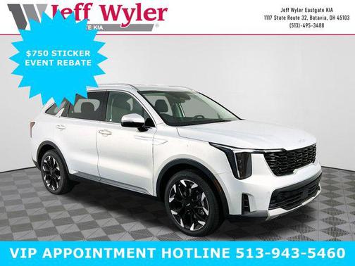 Ivory Silver 2026 Kia Sorento EX