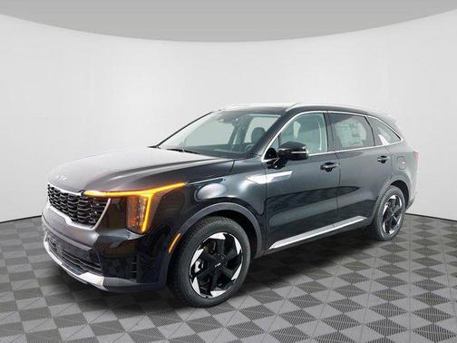 Aurora Black Pearl 2026 Kia Sorento Hybrid EX