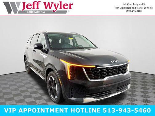 Aurora Black Pearl 2026 Kia Sorento Hybrid EX