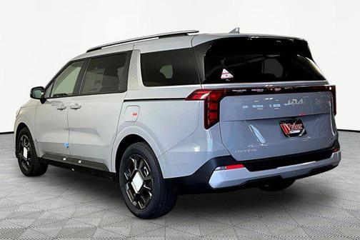 Ceramic Silver 2026 Kia Carnival Hybrid EX