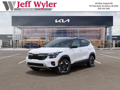 Clear White/Black Roof 2026 Kia Seltos S