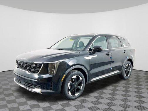 Aurora Black Pearl 2026 Kia Sorento Hybrid EX