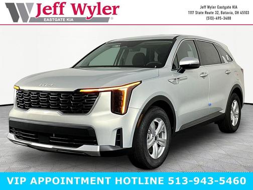 Ivory Silver 2026 Kia Sorento LX