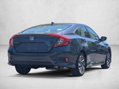 Cosmic Blue Metallic 2017 Honda Civic EX