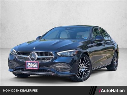 Blue 2023 Mercedes-Benz C-Class C 300 4MATIC