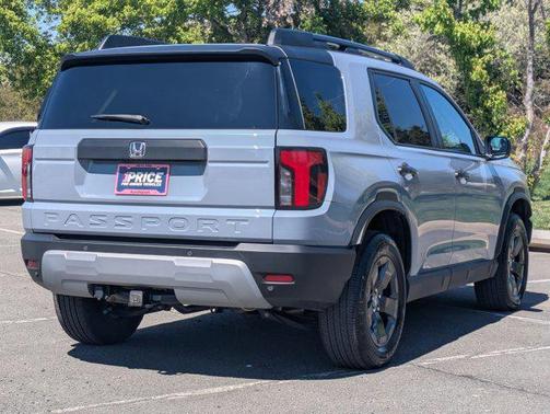 Sonic Gray Pearl 2026 Honda Passport AWD RTL Towing