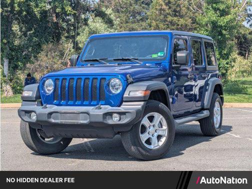 Ocean Blue Metallic Clearcoat 2020 Jeep Wrangler Unlimited Sport