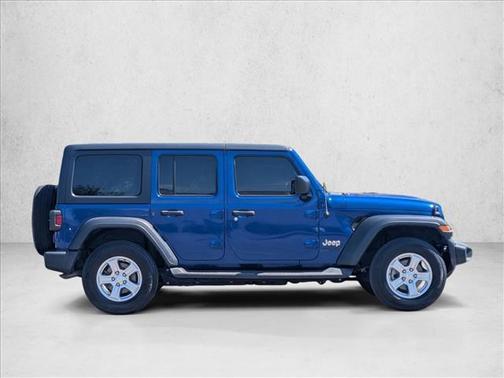 Ocean Blue Metallic Clearcoat 2020 Jeep Wrangler Unlimited Sport