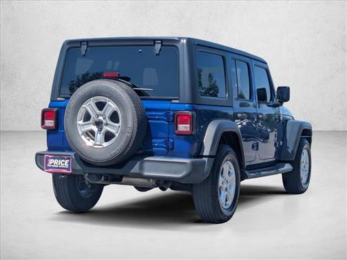 Ocean Blue Metallic Clearcoat 2020 Jeep Wrangler Unlimited Sport