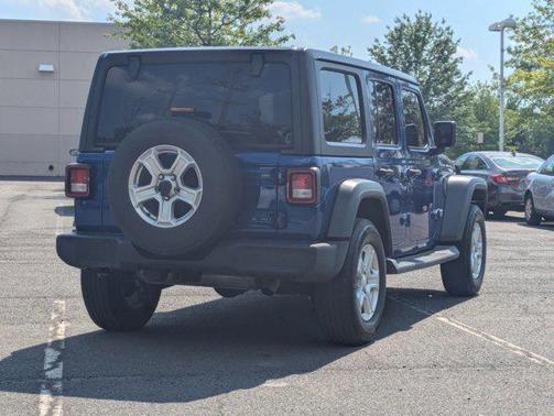 Ocean Blue Metallic Clearcoat 2020 Jeep Wrangler Unlimited Sport