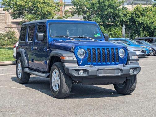 Ocean Blue Metallic Clearcoat 2020 Jeep Wrangler Unlimited Sport