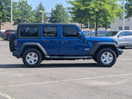 Ocean Blue Metallic Clearcoat 2020 Jeep Wrangler Unlimited Sport